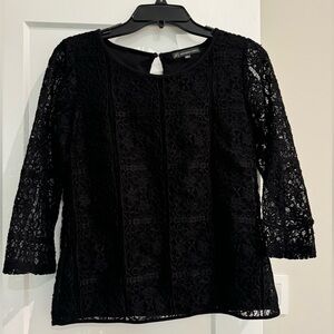 Black lace top